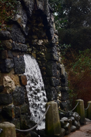 The waterfall at Chiswick House.